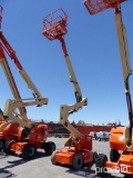 2006 JLG E400AN BOOM LIFT SN:300098996 electric powered, equipped with 40ft. Platform height, articu