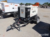 2013 ATLASCOPCO QAS25 GENERATOR SN:101910...powered by diesel engine, equipped with 25KVA, 20KW, tra