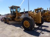 CAT 14H MOTOR GRADER SN:7WJ01356 powered by Cat diesel engine, equipped with EROPS, air, 16ft. Moldb