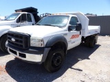 2006 FORD F-450 DUMP TRUCK VN:1FDXF46P66ED93485 powered by diesel engine, equipped with power steeri