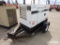 MULTIQUIP DCA25 GENERATOR SN:8100989 powered by diesel engine, equipped with 25KVA, trailer mounted.