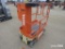 JLG 1230ES SCISSOR LIFT SN:A200007211 electric powered, equipped with 12ft. Platform height, slide o