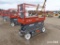 2014 SKYJACK SJ3226 SCISSOR LIFT SN:27022417 electric powered, equipped with 26ft. Platform height,