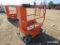 JLG 1230ES SCISSOR LIFT SN:A200006969 electric powered, equipped with 12ft. Platform height, slide o