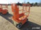 JLG 1230ES SCISSOR LIFT SN:A200006912 electric powered, equipped with 12ft. Platform height, slide o