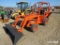 ALLMAND TLB425ESL TRACTOR LOADER BACKHOE SN:49T42505 powered by Kubota diesel engine, equipped with