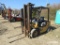 2009 CAT D25P FORKLIFT SN:6BM-00222 powered by dual fuel engine, equipped with OROPS, 5,000lb lift c