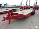 2019 DELTA 27TB TAGALONG TRAILER VN:047086 equipped with 16ft. Tilt deck, 4ft. Stationary deck, chai