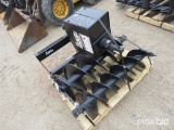 NEW LOWE 1650 HYDRAULIC AUGER SKID STEER ATTACHMENT with 18in. & 12in. Bits.