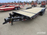 2019 DELTA 27TB TAGALONG TRAILER VN:047098 equipped with 16ft. Tilt deck, 4ft. Stationary deck, chai