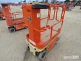 JLG 1230ES SCISSOR LIFT SN:A200007115 electric powered, equipped with 12ft. Platform height, slide o