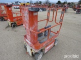 JLG 1230ES SCISSOR LIFT SN:A200007113 electric powered, equipped with 12ft. Platform height, slide o