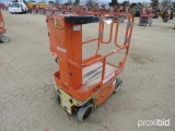 JLG 1230ES SCISSOR LIFT SN:A200007023 electric powered, equipped with 12ft. Platform height, slide o