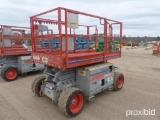 SKYJACK SJ6826RT SCISSOR LIFT SN:37000073 4x4, powered by gas engine, equipped with 26ft. Platform h