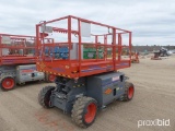 SKYJACK SJ6826RT SCISSOR LIFT SN:370541 4x4, powered by gas engine, equipped with 26ft. Platform hei