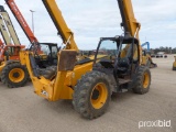 2014 JCB 510-56 TELESCOPIC FORKLIFT SN:1403695 4x4, powered by diesel engine, equipped with OROPS, 1