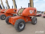 JLG 600S BOOM LIFT SN:300102436 4x4, powered by diesel engine, equipped with 60ft. Platform height,