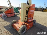 JLG E300AJ BOOM LIFT SN:300120334 electric powered, equipped with 30ft. Platform height, articulatin