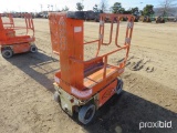 JLG 1230ES SCISSOR LIFT SN:A200006848 electric powered, equipped with 12ft. Platform height, slide o