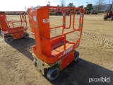 JLG 1230ES SCISSOR LIFT SN:A200006837 electric powered, equipped with 12ft. Platform height, slide o