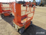 JLG 1230ES SCISSOR LIFT SN:A200006836 electric powered, equipped with 12ft. Platform height, slide o