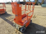 JLG 1230ES SCISSOR LIFT SN:A200006702 electric powered, equipped with 12ft. Platform height, slide o