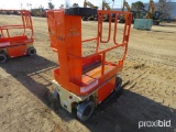 JLG 1230ES SCISSOR LIFT SN:A200006699 electric powered, equipped with 12ft. Platform height, slide o