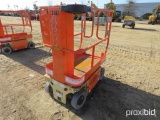 JLG 1230ES SCISSOR LIFT SN:A200006680 electric powered, equipped with 12ft. Platform height, slide o