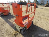 JLG 1230ES SCISSOR LIFT SN:A200006318 electric powered, equipped with 12ft. Platform height, slide o