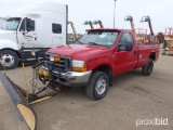 1999 FORD F250 PICKUP TRUCK VN:E34266 powered by V8 gas engine, equipped with power steering, a/c wi