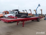 2001 FONTAINE EXTENDABLE FLATBED TRAILER VN:595633 equipped with 40 ton capacity, 48ft.-81ft. Deck,