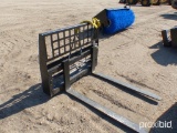 NEW MID-STATE HYDRAULIC ADJUSTABLE FORK POSITIONER SKID STEER ATTACHMENT
