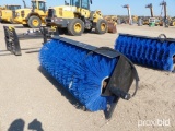 NEW MID-STATE BROOM SKID STEER ATTACHMENT