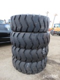 (4) NEW 20.5-25 20PR ME3 456TL TIRES RUBBER TIRED LOADER TIRE