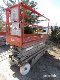 SKYJACK SJ3226 SCISSOR LIFT SN:277257 electric powered, equipped with 26ft. Platform height, slide o