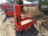 2011 SNORKEL TM-12 SCISSOR LIFT SN:65410 electric powered, equipped with 12ft. Platform height, 90 h
