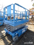 GENIE GS-2646 SCISSOR LIFT SN:GS4607-86405 electric powered, equipped with 26ft. Platform height, sl