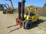 HYSTER H120XM FORKLIFT powered by diesel engine, equipped with OROPS, 12,000lb lift capacity, 4-stic