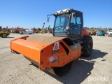 2014 HAMM H13I VIBRATORY ROLLER SN:H2110186 powered by diesel engine, equipped with EROPS, 84in. Smo