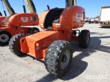 JLG 600S BOOM LIFT SN:300095586 4x4, powered by diesel engine, equipped with 60ft. Platform height,