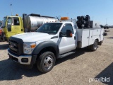 2014 FORD F550 SERVICE TRUCK VN:1FDUF5HY5EEB81674 4x4, powered by gas engine, equipped with power st