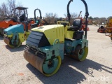 2011 AMMANN AV33-2 ASPHALT ROLLER SN:23492 powered by diesel engine, equipped with ROPS, 51in. Smoot