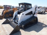 BOBCAT T300 RUBBER TRACKED SKID STEER SN:532015939 powered by diesel engine, equipped with rollcage,