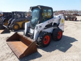 2013 BOBCAT S630 SKID STEER SN:A3NT17169 powered by diesel engine, equipped with EROPS, air, heat, a