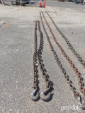 (2) TOW CHAINS SUPPORT EQUIPMENT