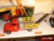 2PC BUDDY L METAL TOY TRUCK & CONVEYOR COLLECTIBLE TOY