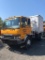 2001 MITSUBISHI FUSO FUEL/LUBE TRUCK VN:001323 powered by diesel engine, equipped with 5 speed trans