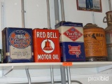 (4) OIL CANS COLLECTIBLE OIL CAN