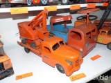 STRUCTO METAL FLATBED TRUCK W/ DRAGLINE TOY COLLECTIBLE TOY