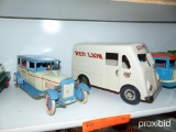 METAL TRUCK TOY, METAL VAN TRUCK COLLECTIBLE TOY